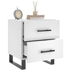 vidaXL Sängbord 2 st vit 40x35x47.5 cm konstruerat trä 827357