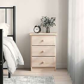 vidaXL Sängbord ALTA 41x35x55 cm massiv furu 353917