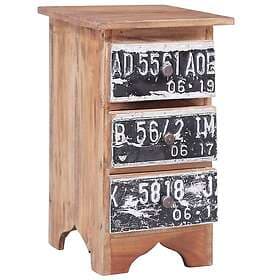 vidaXL Nightstand Solid Reclaimed Wood 30x30x51cm 283921