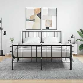 vidaXL Sängbord 2 st vit högglans 40x35x47.5 cm konstruerat trä 827313