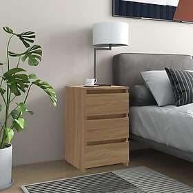 vidaXL Nightstand Sonoma Oak 40x35x62.5cm Engineered Wood 806217