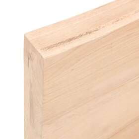 vidaXL Hyllplan 120x60x6 cm obehandlad massiv ek 363579