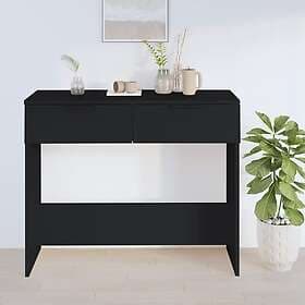 vidaXL Konsolbord svart 90x36x75 cm konstruerat trä 811332