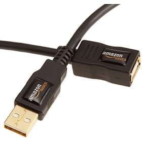 AmazonBasics USB A - USB A M-F 2.0 1m