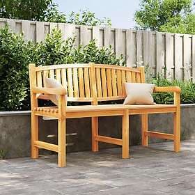 vidaXL Garden Bench 149.5x60x90 cm Solid Teak 364409