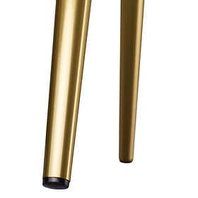 TecTake 2x Chair Marilyn Sammetsoptik guld svart/guld