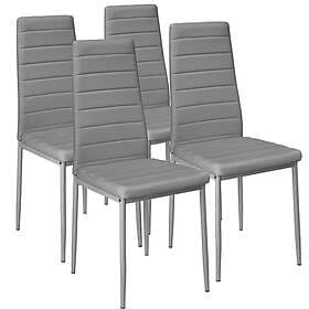 TecTake 4 Kitchen Chairs in Faux Leather