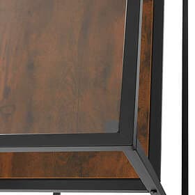 TecTake Kilkenny avlastningsbord 100x41x80.5cm Industriellt mörkt trä