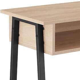 TecTake Konsolbord Tralee 100x35x80.5cm Industriellt lätt trä, ek Sonoma