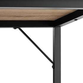 TecTake Desk Jenkins Industriellt lätt trä, ek Sonoma, 140 cm