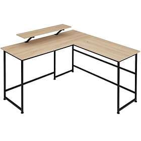 TecTake Desk Melrose Industrial Light Wood Oak Sonoma