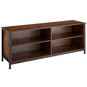 TecTake TV Stand Navan 147x41x60.5cm Industriellt mörkt trä