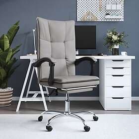 vidaXL Office Chair taupe tyg 349749