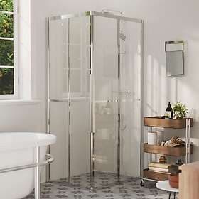 vidaXL Shower Wall ESG 70x70x180cm 150759
