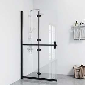 vidaXL Shower Wall Foldable Clear ESG 120x190cm 151185