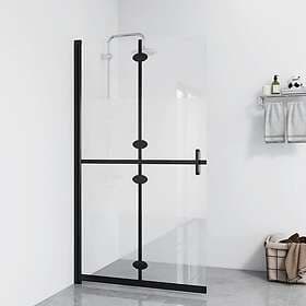 vidaXL Foldable Shower Wall Frosted ESG Glass 80x190cm 151187