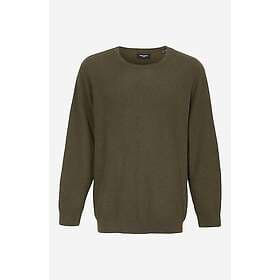 Jack & Jones PLUS Stickad tröja i bomullsmix Carlos knit crewneck (Men's)