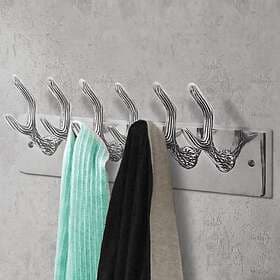 vidaXL Kroklist 2 st silver aluminium 278752