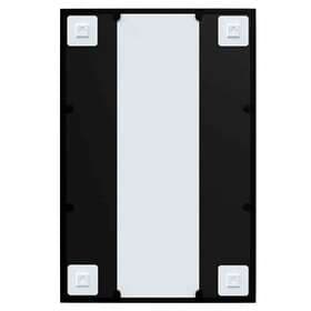vidaXL Wall Mirror black 60x40cm metal