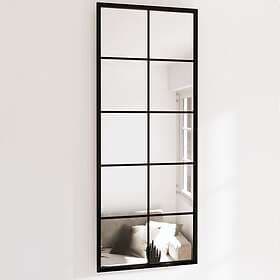 vidaXL Väggspeglar 2 st svart 100x40 cm metall 3189034