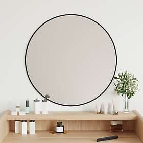 vidaXL Mirror black Ø 60cm