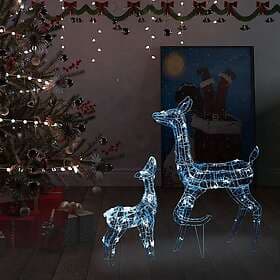 vidaXL 329790 Reindeer Family Christmas Decoration Acrylic 160 LED Cool White