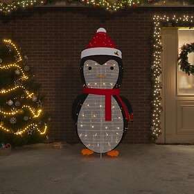 vidaXL 329764 Decorative Penguin with LED Luxury Fabric 180 cm