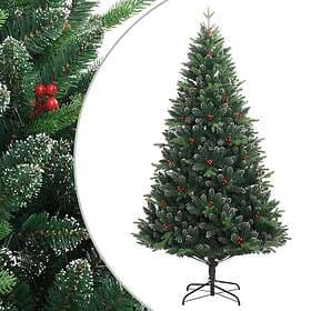 vidaXL Artificial Tree Hinged 210cm