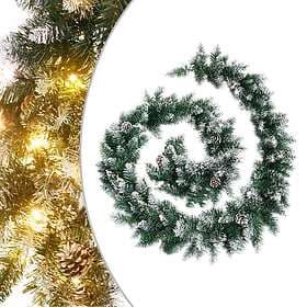 vidaXL 345169 Christmas Garland with LED lights 2.7m