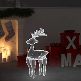 vidaXL 329823 Reindeer Christmas Decoration Mesh 306 LED 60x24x89cm