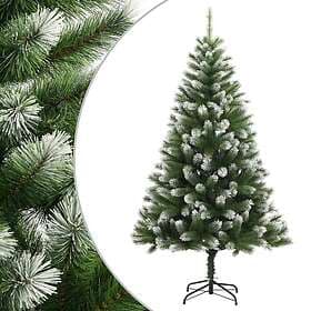 vidaXL Hinged Snowy 180cm
