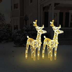vidaXL 342678 Reindeer Decoration 80LED
