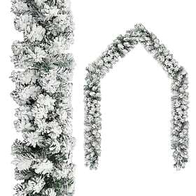 vidaXL 320967 Christmas Garland with Snow 5m