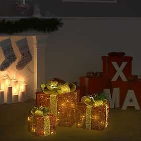 vidaXL Christmas Decoration Christmas Presents 3 pcs Outdoor/Indoor
