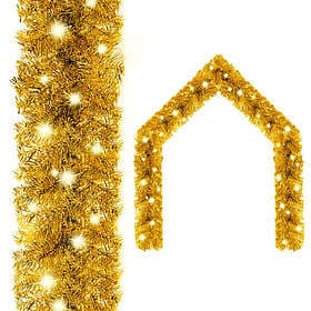 vidaXL 329201 Christmas Garland with LED Lights 5m