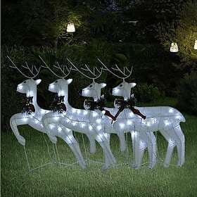 vidaXL 3154270 Reindeer Decoration 80LED