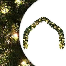 vidaXL 242425 Christmas Wreath with LED lights 20m