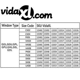 vidaXL Roller Blind Blackout White FK06 133505