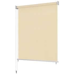 vidaXL Rullgardin utomhus 240x140 cm gräddvit 43445