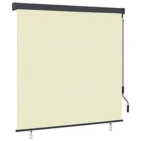vidaXL Roller Blind Outdoor 160x250 cm Cream White 145977