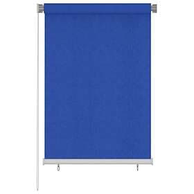 vidaXL Rullgardin utomhus 100x140 cm blå HDPE 312837