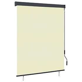 vidaXL Rullgardin utomhus 140x250 cm gräddvit 145971