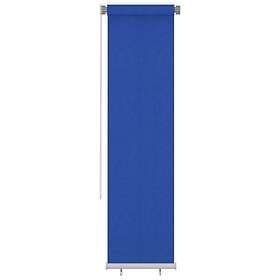 vidaXL Rullgardin utomhus 60x230 cm blå HDPE 312848