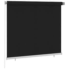 vidaXL Rullgardin utomhus 160x140 cm svart 312944