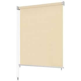 vidaXL Rullgardin utomhus 200x140 cm gräddvit 43443