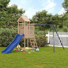 vidaXL Lekplats massiv furu 3155876