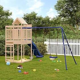 vidaXL Lekplats massiv furu 3156886