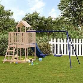 vidaXL Lekplats massiv furu 3155843