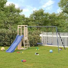 vidaXL Lekplats massiv furu 3155927