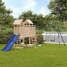 vidaXL Lekplats massiv furu 3155885